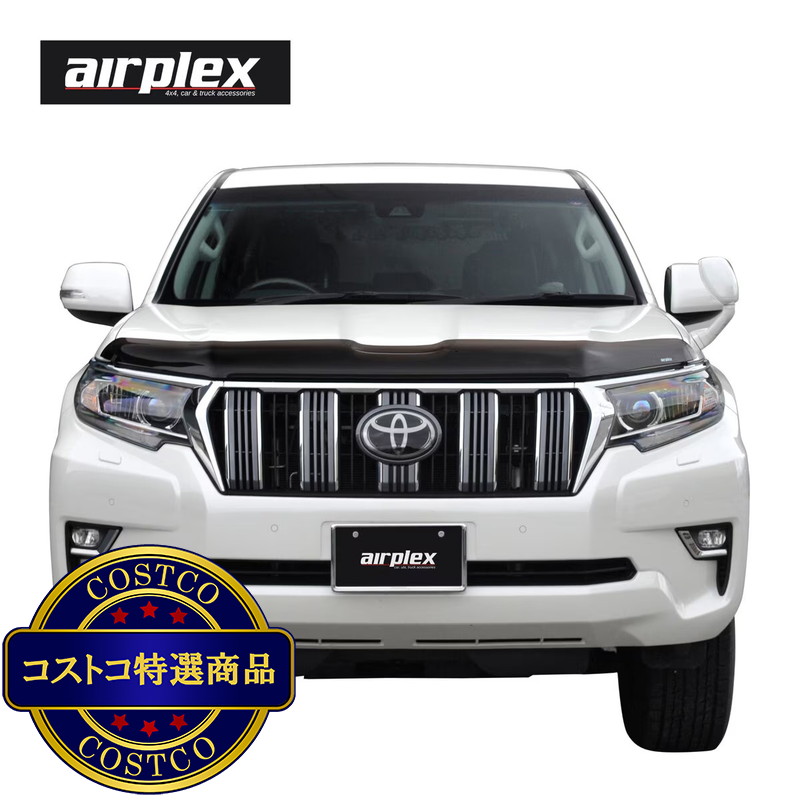 (コストコ) airplex トヨタ 150プラド ランドクルーザー プラド 150系 後期 バグガード スモーク - 画像 (3)