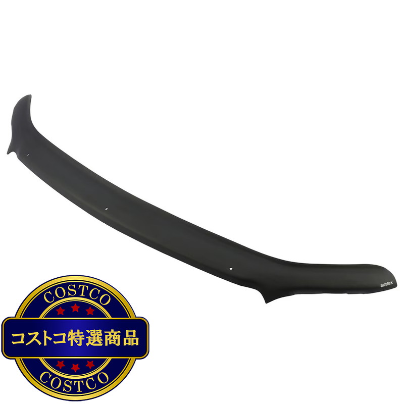 (コストコ) airplex トヨタ 150プラド ランドクルーザープラド 150系 中期 バグガード マットブラック - 画像 (2)