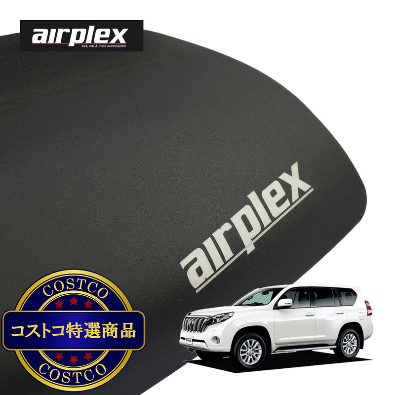 (コストコ) airplex トヨタ 150プラド ランドクルーザープラド 150系 中期 バグガード マットブラック - 画像 (4)