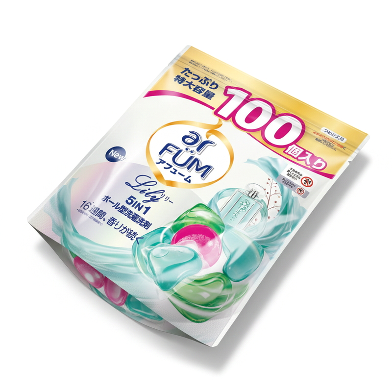 (コストコ) arFUM アフューム リリー ジェルマジックボール 衣料用洗濯洗剤 100個入り