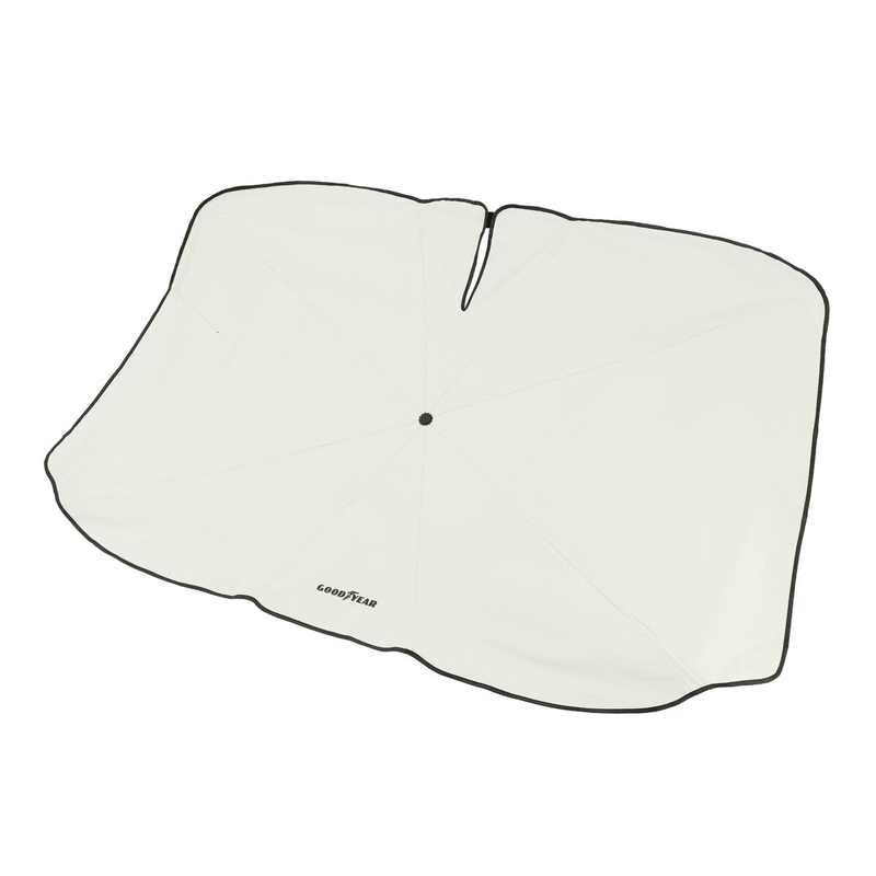(コストコ) グッドイヤー プレミアムサンシェード Radi-Cool 傘型 GOODYEARロゴ入 折りたたみ傘 サイズM 145x78cm
