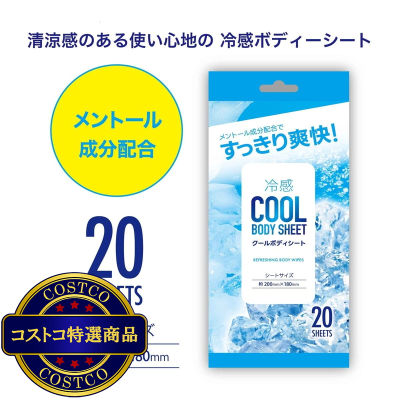 (コストコ) クールボディシート 20シート x 48パック - 画像 (3)