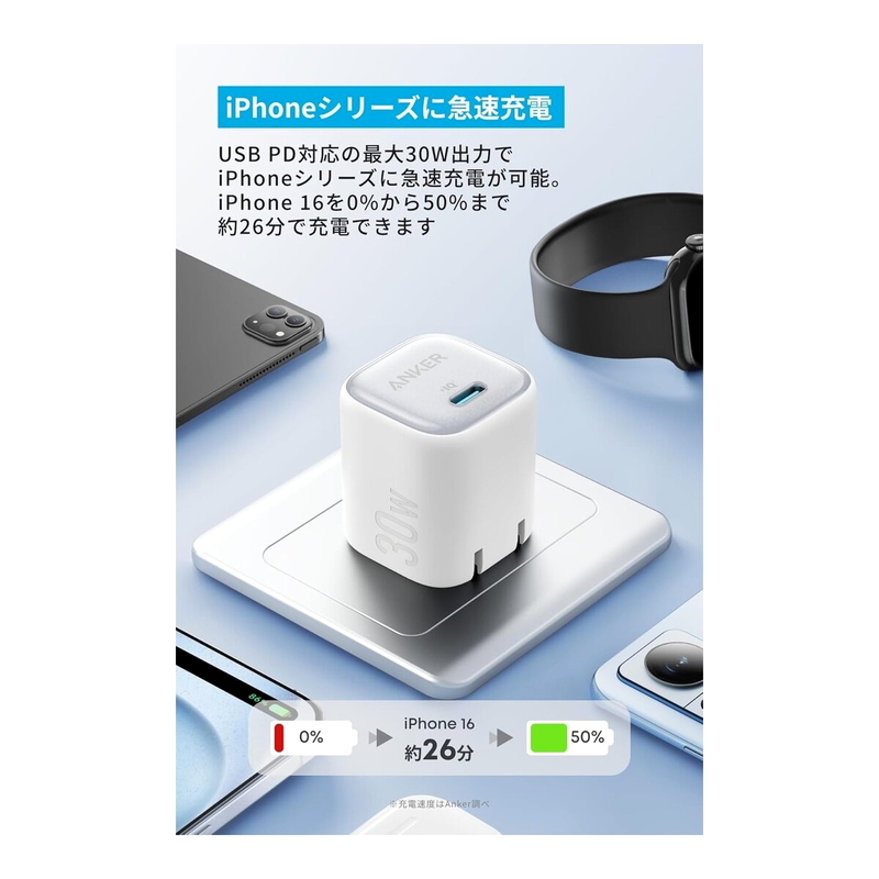 (コストコ) Anker Charger & Cable Set (Anker Zolo Charger / Anker Charger / Anker Zolo USB-C & USB-C ケーブル1.8m) - 画像 (3)