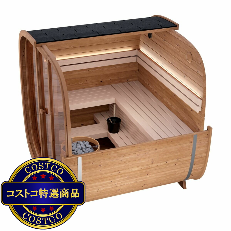 (コストコ) Saunature Dice Solo アウトドアサウナキャビン - 画像 (2)
