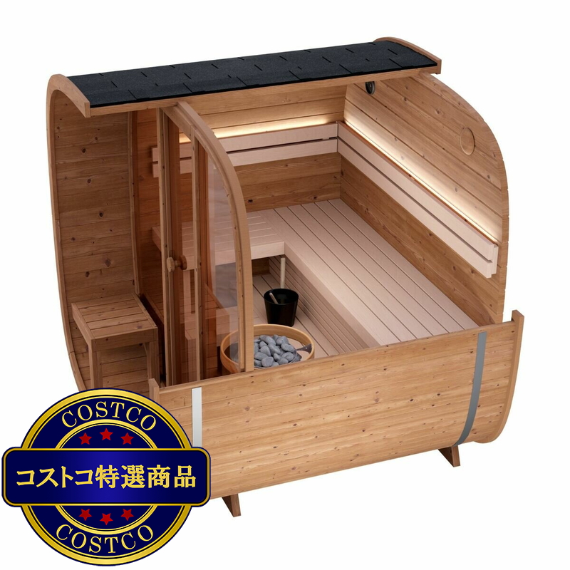 (コストコ) Saunature Dice Comfy アウトドアサウナキャビン - 画像 (2)