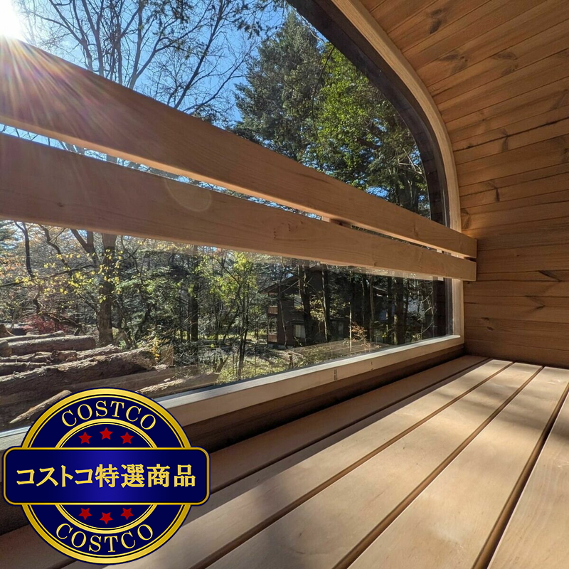 (コストコ) Saunature Dice Comfy アウトドアサウナキャビン - 画像 (4)