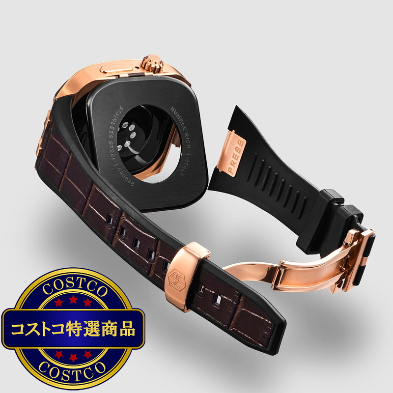 (コストコ) HUMBLE RICH Apple Watch ケース 11/10対応 46mm - 1046CL01ROYLBWR - 画像 (2)