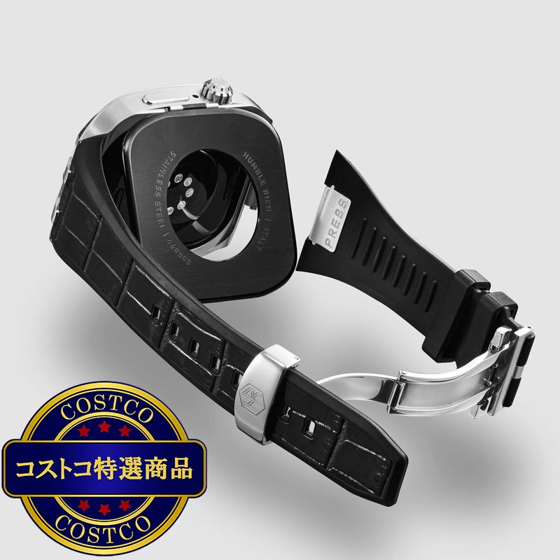 (コストコ) HUMBLE RICH Apple Watch ケース 11/10対応 46mm - 1046CL02SSYLBKS - 画像 (2)