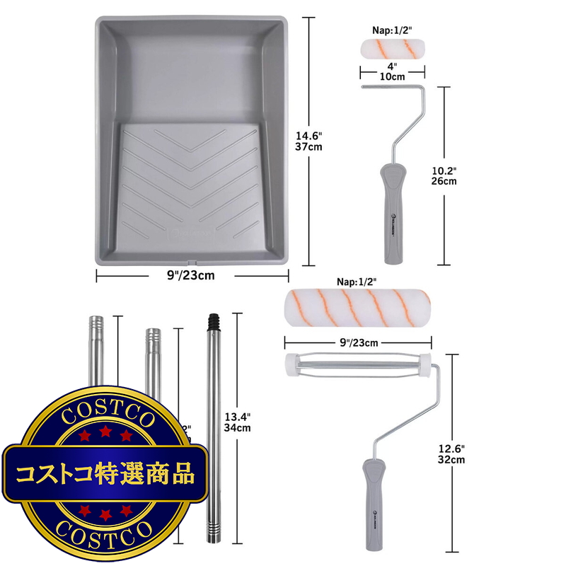 (コストコ) ROLLINGDOG(ローリングドッグ) 10PC ペイントキット - 画像 (3)