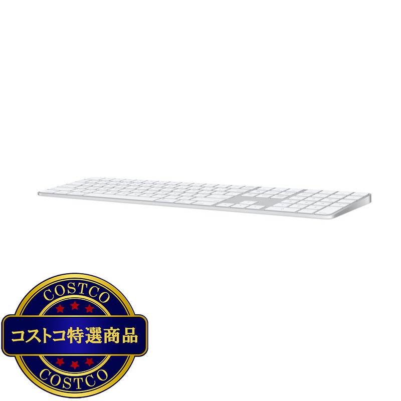 (コストコ) Apple シリコン搭載Macモデル用Touch ID搭載 Magic Keyboard/テンキー付き/USB-C/日本語 / ホワイト - 画像 (3)