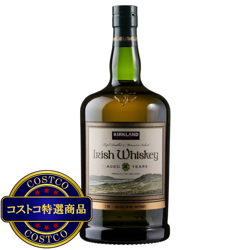 (コストコ) カークランドシグネチャー アイリッシュ ウイスキー 1750 ml