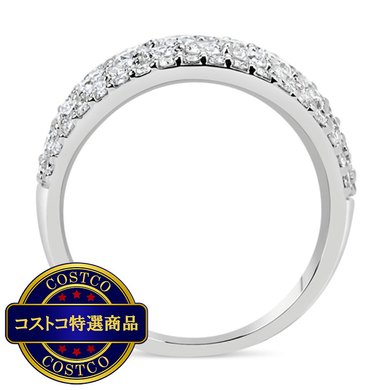 (コストコ) 18K ホワイトゴールド 3.14カラット ダイヤモンド リング - 画像 (3)