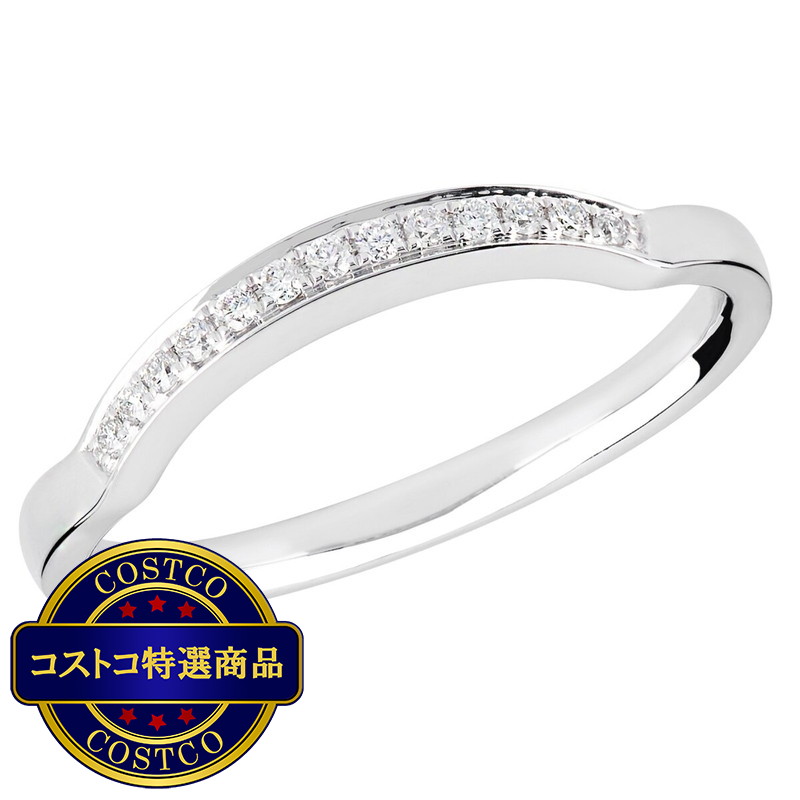 (コストコ) 18K ホワイトゴールド 0.39カラット ダイヤモンドリングセット - 画像 (2)