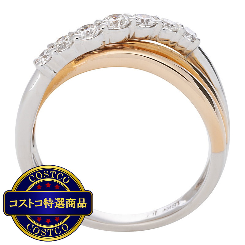 (コストコ) 18K ホワイト/ピンクゴールド 0.33カラット ダイヤモンド リング - 画像 (2)