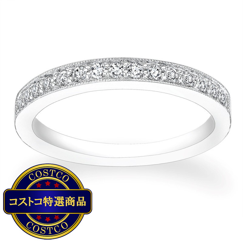(コストコ) 18K ホワイトゴールド 0.23カラット ダイヤモンド リング