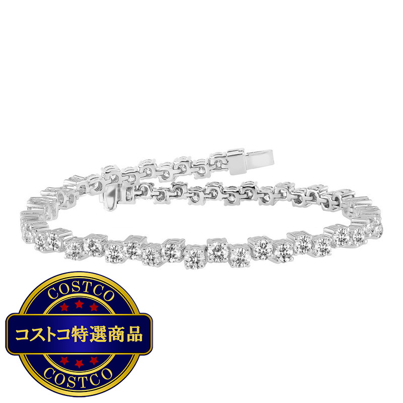 (コストコ) 18K ホワイトゴールド 4.5カラット ダイヤモンド ブレスレット