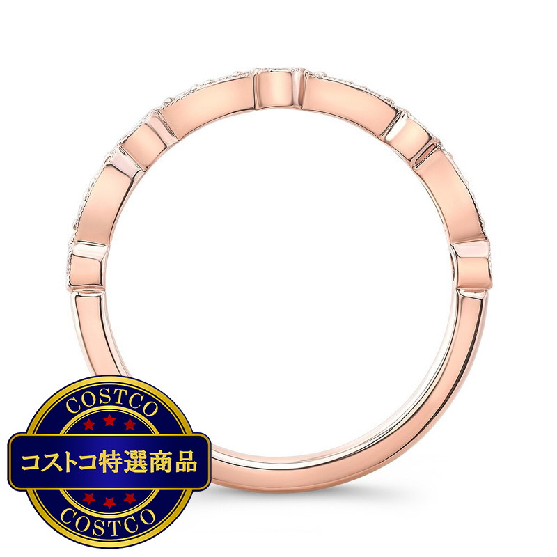 (コストコ) 18K ローズゴールド 0.2カラット ダイヤモンド リング - 画像 (3)