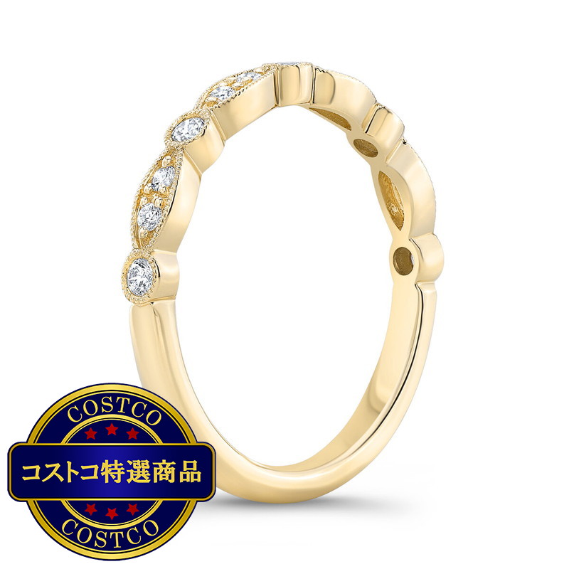 (コストコ) 18K イエローゴールド 0.2カラット ダイヤモンド リング - 画像 (2)