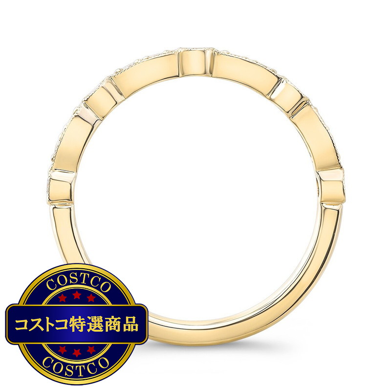(コストコ) 18K イエローゴールド 0.2カラット ダイヤモンド リング - 画像 (3)