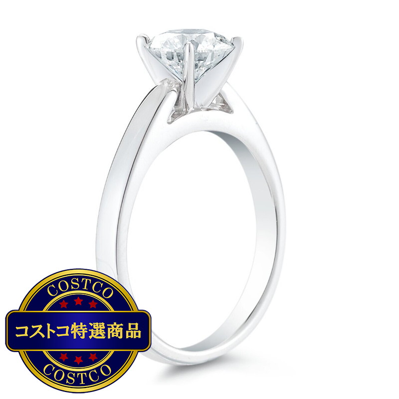 (コストコ) プラチナ 1.00 カラット ダイヤモンド リング - 画像 (3)
