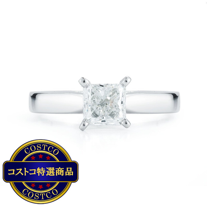 (コストコ) 18K ホワイトゴールド 0.5カラット ダイヤモンド リング