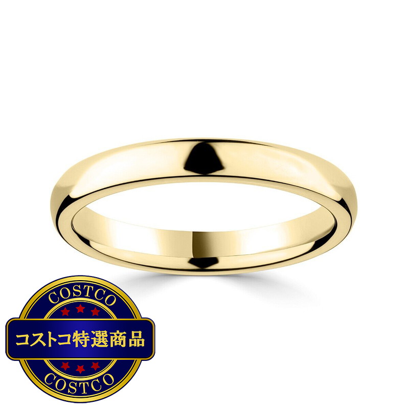 (コストコ) 18K イエローゴールド ウエディングリング