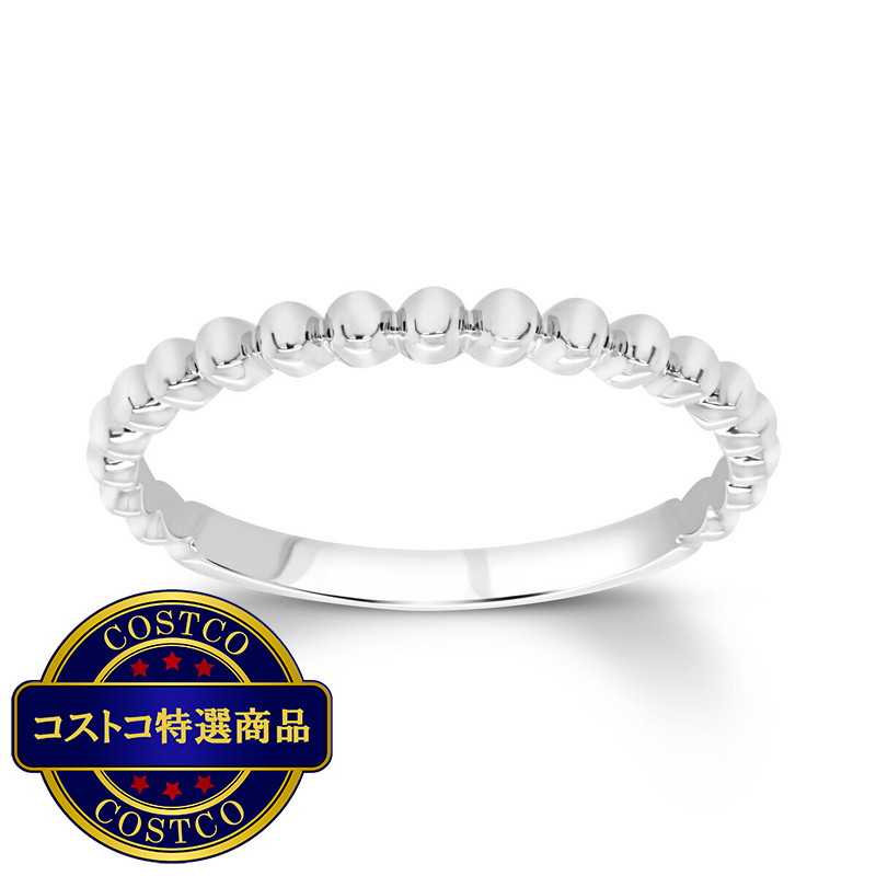 (コストコ) 18Kホワイトゴールド デザイン リング