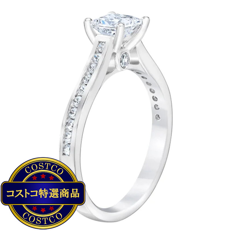 (コストコ) プラチナ 1.25カラット ダイヤモンド ウェディング リング セット - 画像 (3)