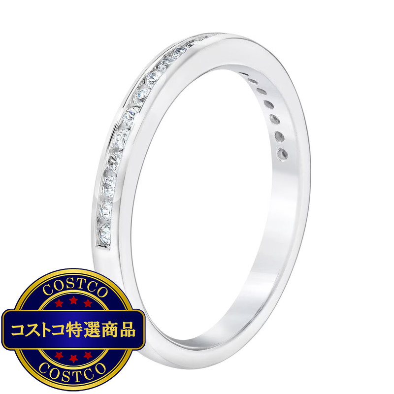 (コストコ) プラチナ 1.25カラット ダイヤモンド ウェディング リング セット - 画像 (4)