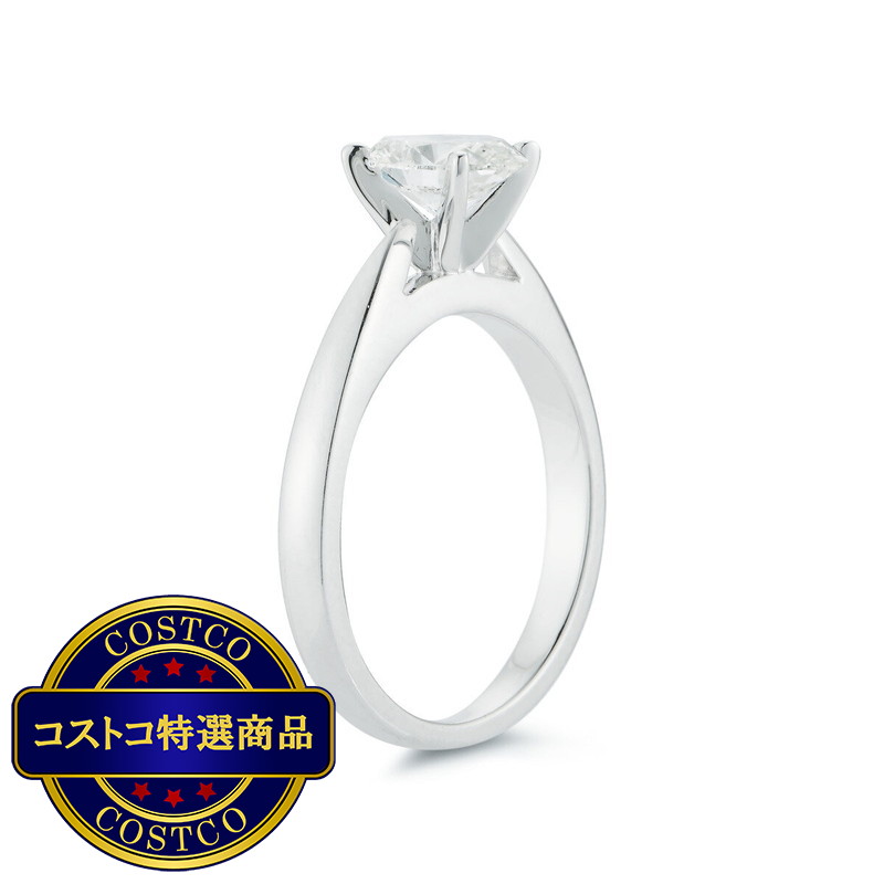 (コストコ) プラチナ 1.00カラット オーバルカット ダイヤモンドリング - 画像 (3)