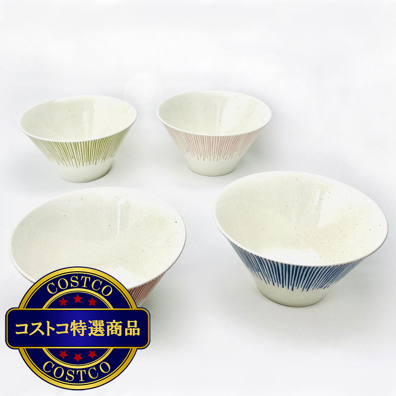 (コストコ) 美濃焼 富士山 丼 4個セット - 画像 (4)