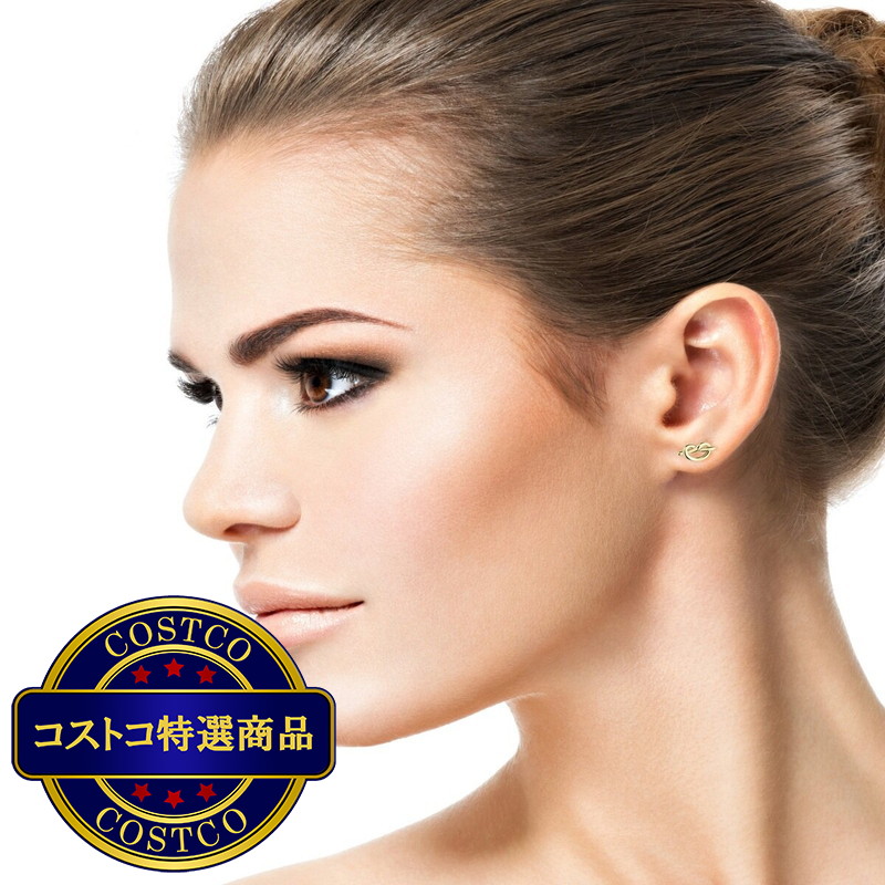 (コストコ) 18Kイエローゴールド ラブノット ピアス - 画像 (2)