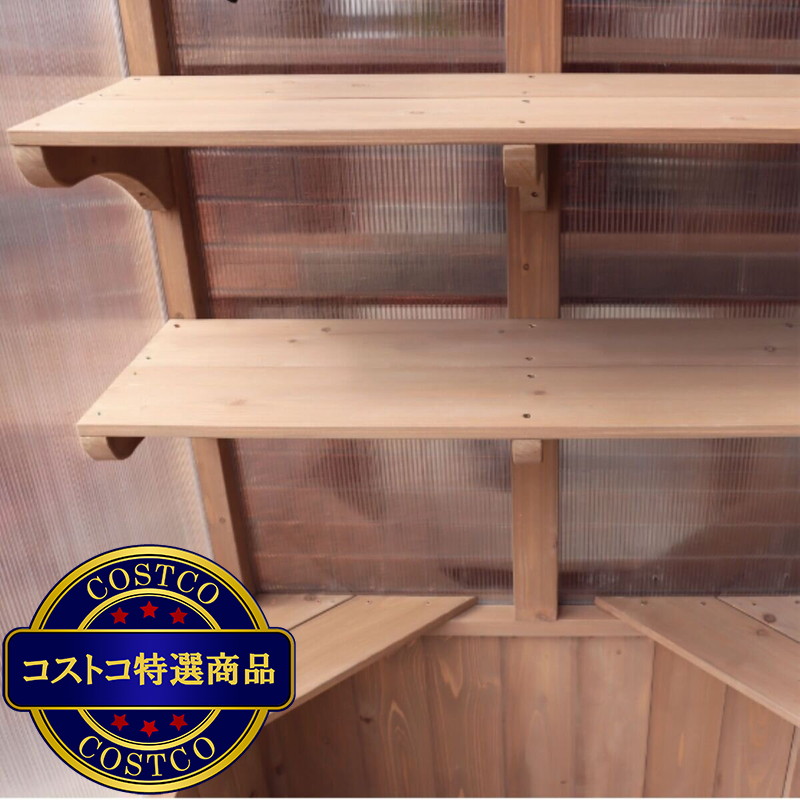 (コストコ) Yardistry アーバングリーンハウス 木製温室 - 画像 (4)