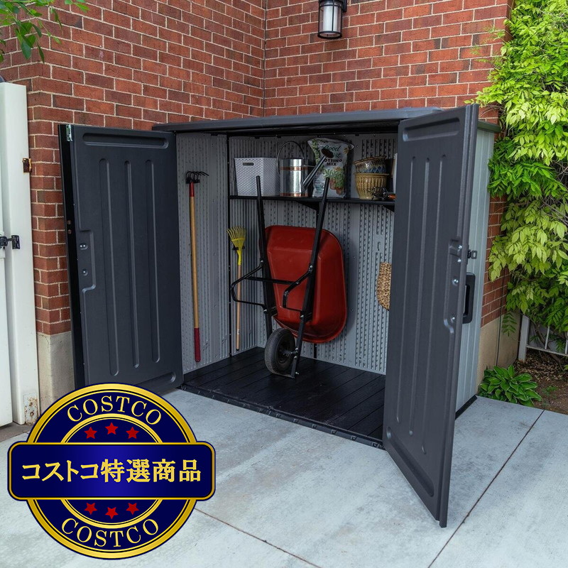 (コストコ) LIFETIME 193 x 110 x 177 ㎝ 屋外用物置 - 画像 (3)