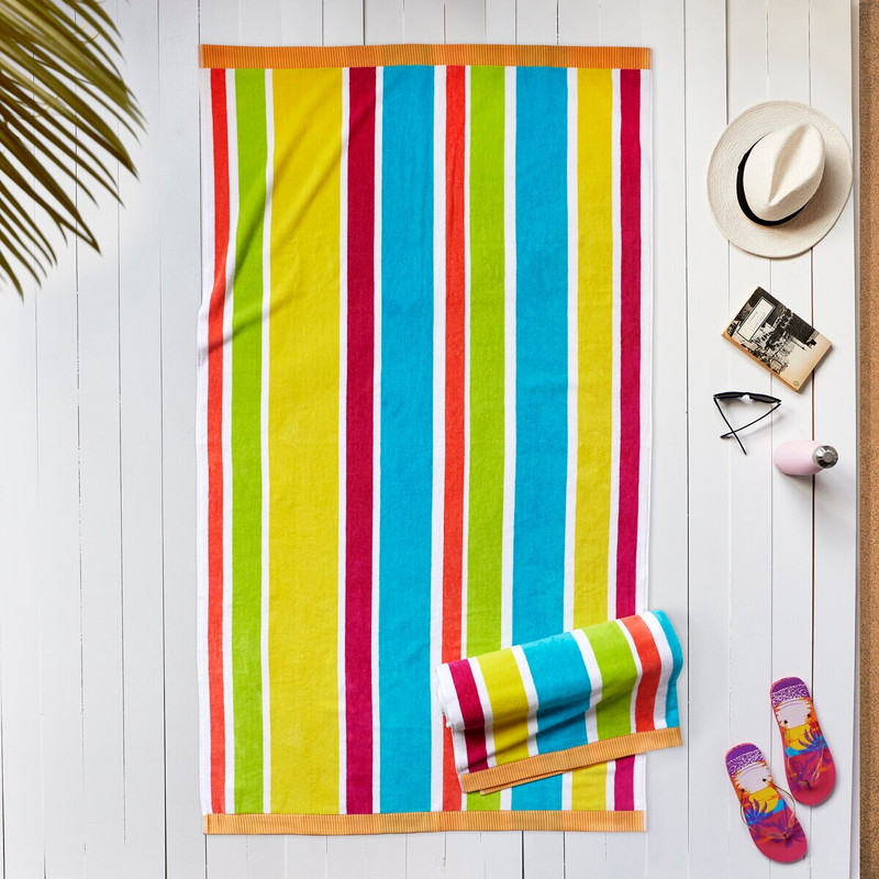 (コストコ) 大判ビーチタオル 102cm x 183cm:クロコダイル - 画像 (3)