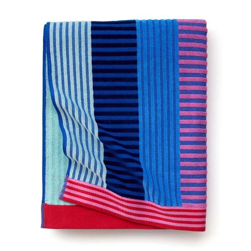 (コストコ) 大判ビーチタオル 102cm x 183cm:ストライプイエロー - 画像 (2)