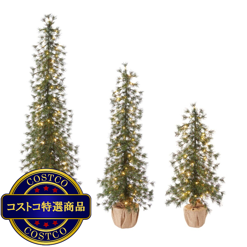 (コストコ) LED アルパインツリー 3点セット