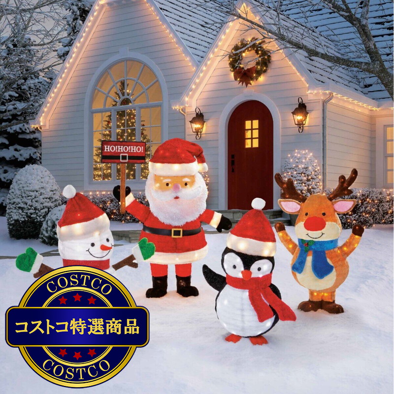(コストコ) サンタとそのともだちのLEDライト - 画像 (3)