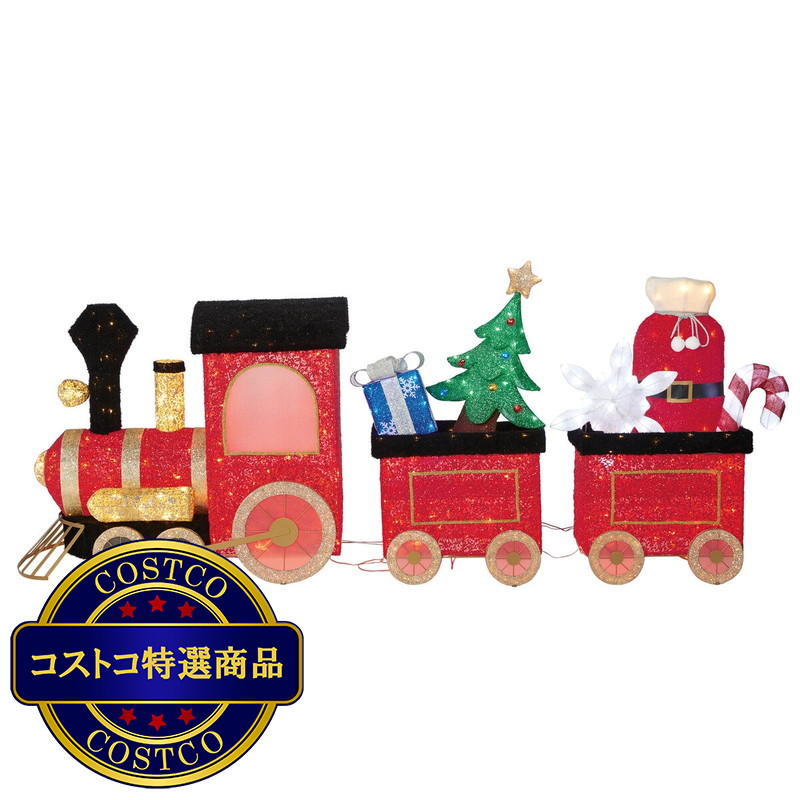 (コストコ) クリスマス列車3車 LED