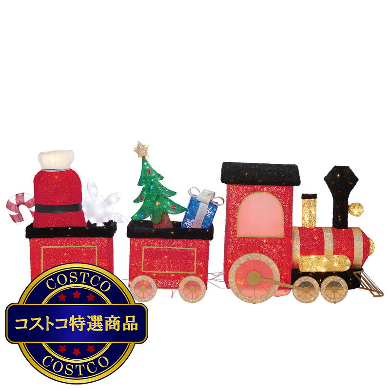 (コストコ) クリスマス列車3車 LED - 画像 (3)