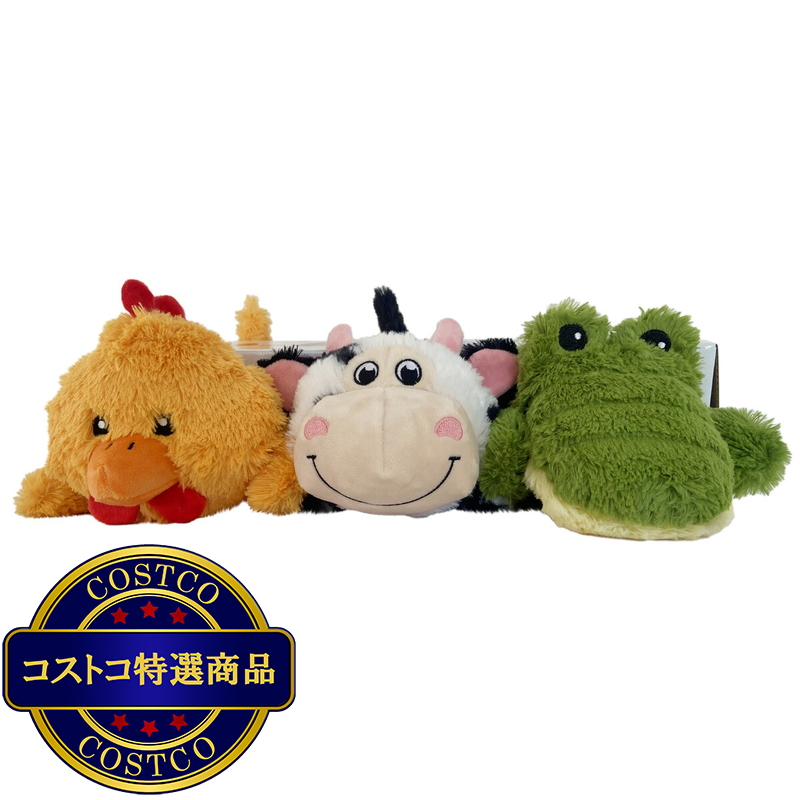 (コストコ) KONG COZIES ペット用ぬいぐるみ 3個セット
