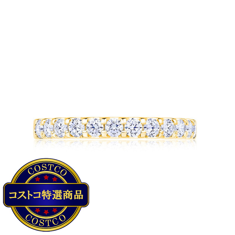 (コストコ) 18K イエローゴールド 0.50カラット 12ストーン アニバーサリー リング - 画像 (3)