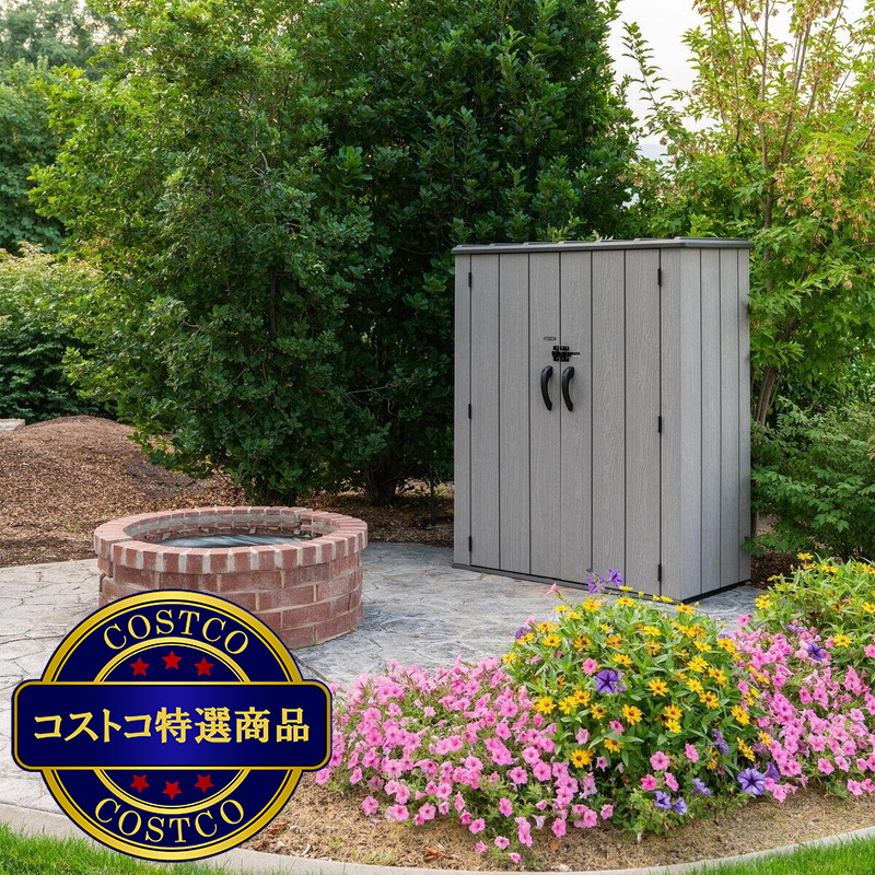 (コストコ) LIFETIME 棚付き屋外物置 - 画像 (2)