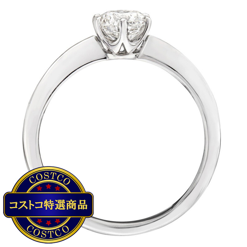 (コストコ) 18Kホワイトゴールド 0.70カラット ソリティア ラウンドカット ダイヤモンド リング - 画像 (3)
