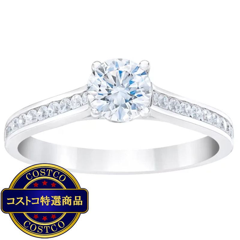(コストコ) プラチナ 1.22カラット ダイヤモンド ウェディング リング セット - 画像 (3)