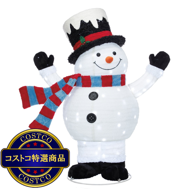 (コストコ) ポップアップ スノーマン ファミリー - 画像 (2)