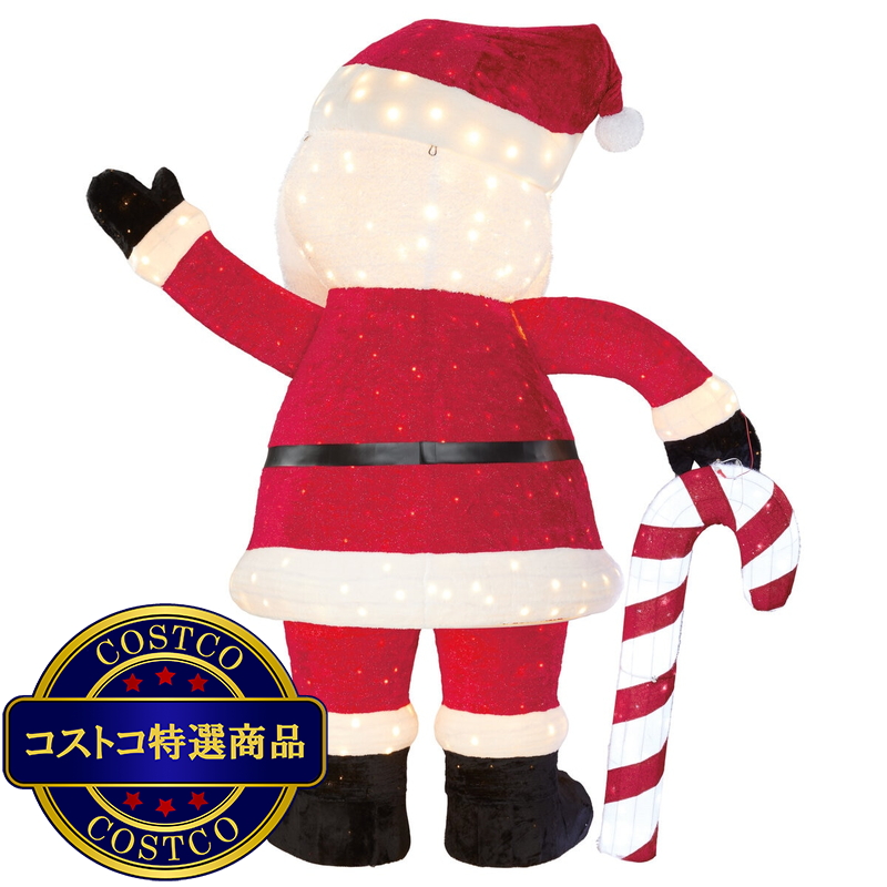 (コストコ) ポップアップ サンタ 約274 cm - 画像 (2)