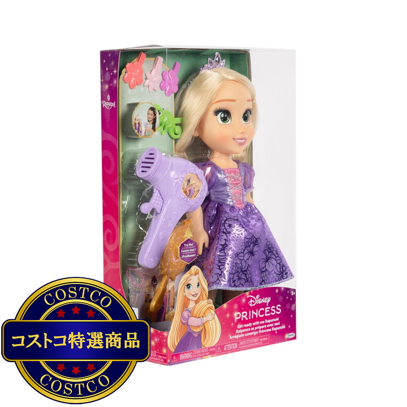 (コストコ) ディズニープリンセス & アナと雪の女王 ヘアケアセット - ラプンツェル - 画像 (3)