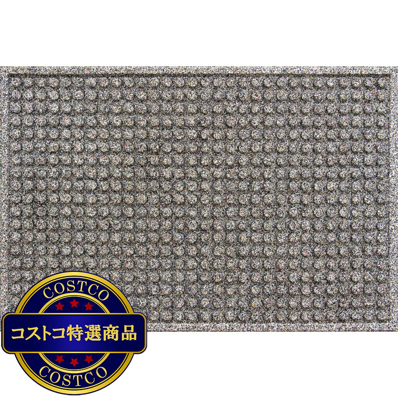 (コストコ) アパッチミルズ エンデュランス高耐久ドアマット Nike Grindリサイクル素材20％使用 60ｘ90ｃｍ ホワイト