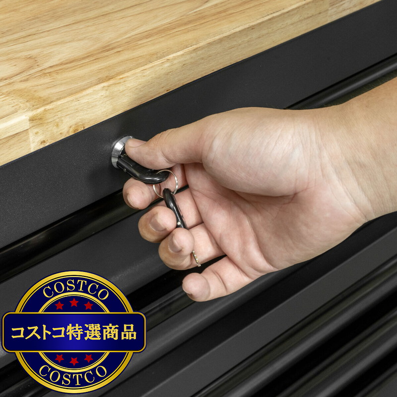 (コストコ) Permasteel 46インチ ウッドトップ ワークベンチ - 画像 (4)